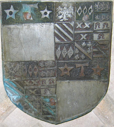 Heraldic Arms in Brass